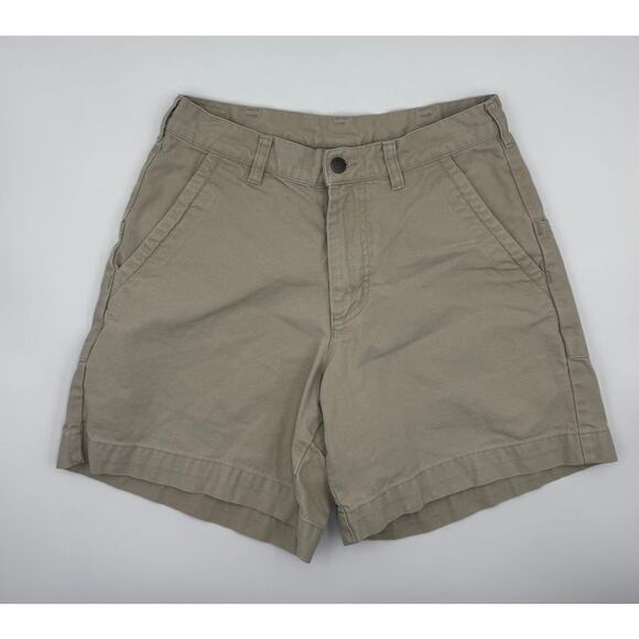 Patagonia Canvas Mens Organic Cotton Shorts Khaki 30 - Picture 2 of 4